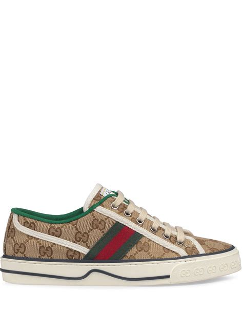 zwarte gucci sneakers|farfetch Gucci tennis shoes.